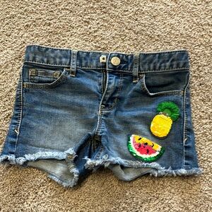 GapKids sequin denim shorts